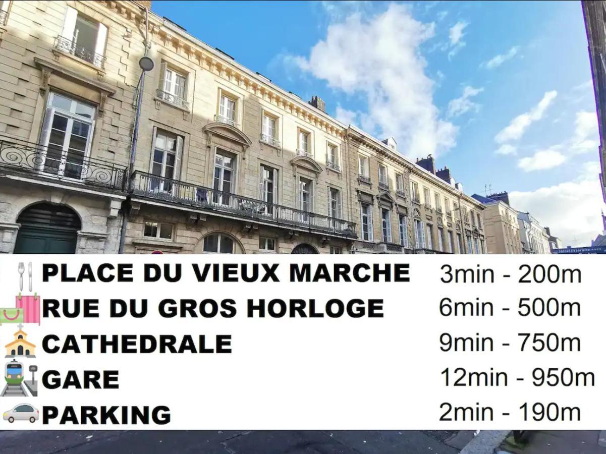 Le Palm ✧ Duplex Centre Historique Rouen 아파트 외부 사진